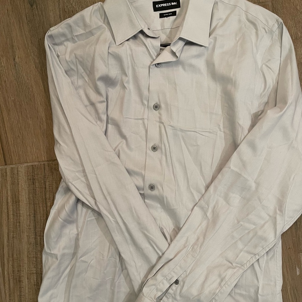 Express extra slim button down